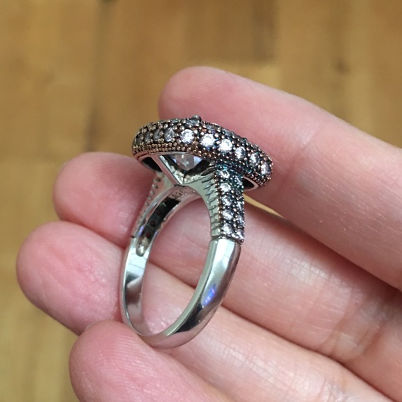 Joseph Esposito designer cz sterling silver ring - Picture 8 of 11